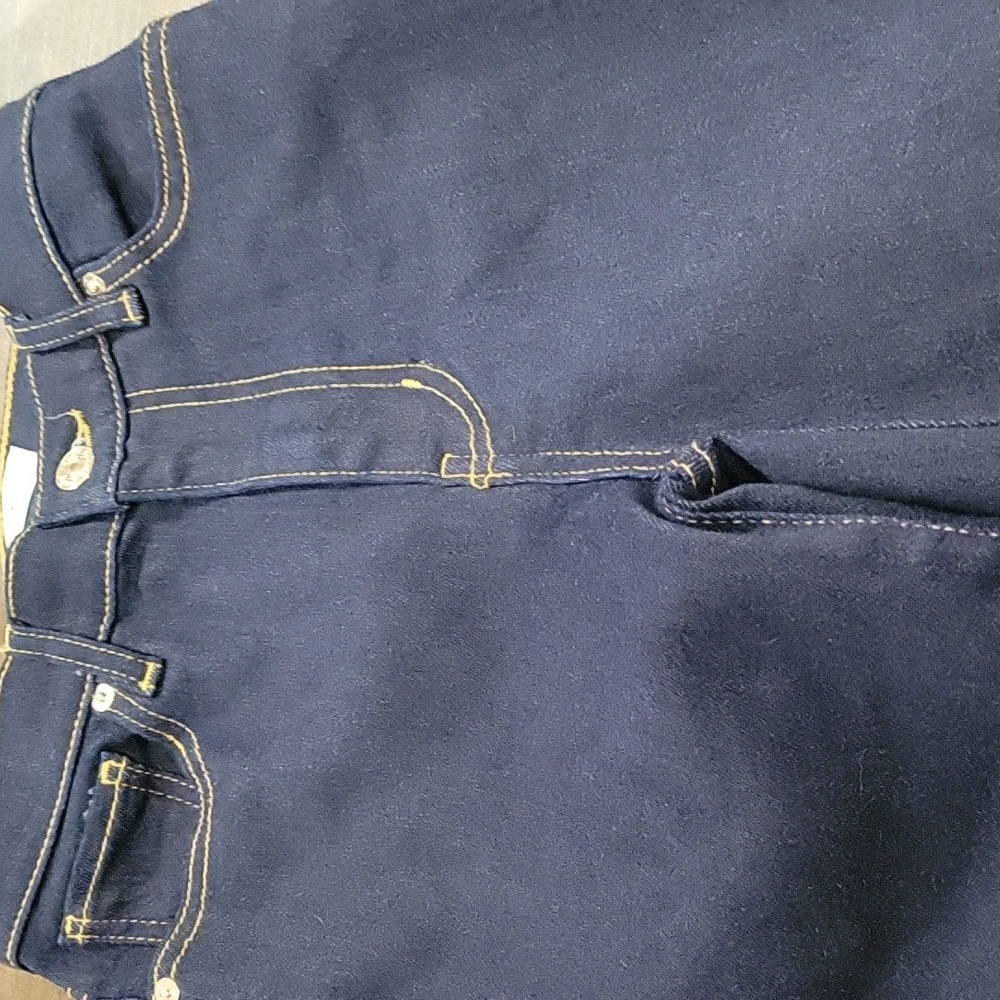 NWOT Frame Size 25 Denim Dark Blue Straight Leg Jeans - Picture 6 of 7